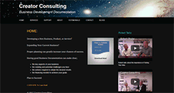 Desktop Screenshot of creatorconsulting.com